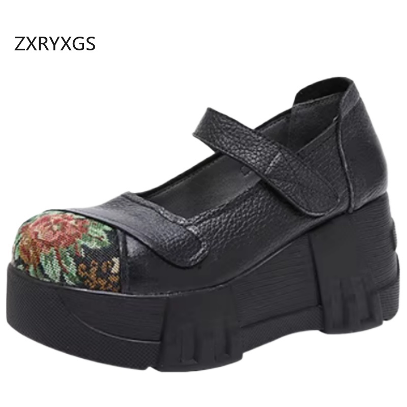 Women Shoes Size 7 - ZXRYXGS 2026 New Classic Flower Printing
