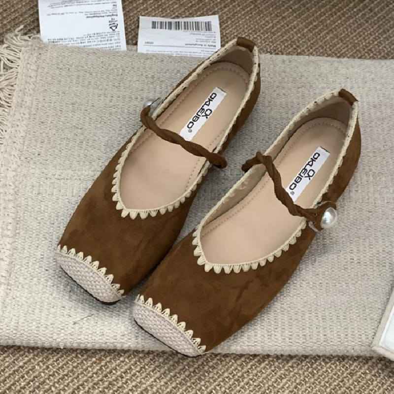 Retro Splicing Design Comfort  - огляд і ціна Women Shoes Japanese Brand