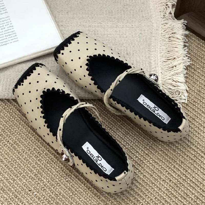 Retro Splicing Design Comfort  - огляд і ціна Women Shoes Japanese Brand