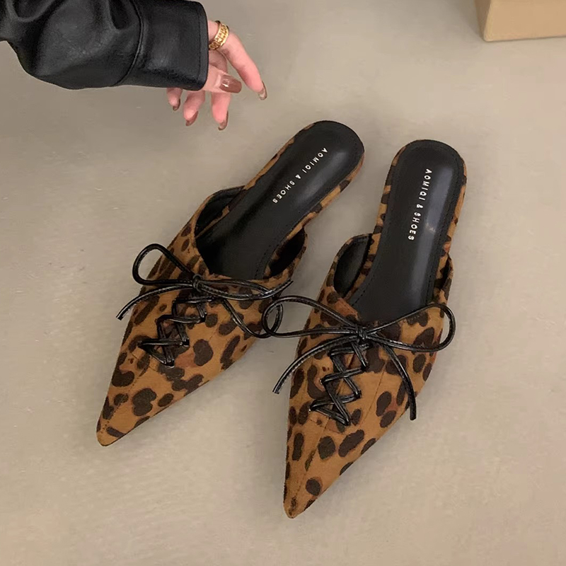 Leopard Women's Slippers Heele - огляд і ціна Women Shoes Size 7