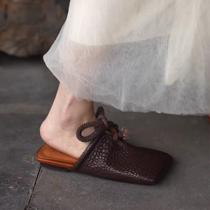 Square Toe Slippers Women Flat - огляд і ціна Women Shoes Size 7