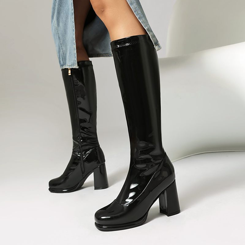 SIMLOVEYO Sexy Female Knee Boo - огляд і ціна Zip Up Boots Short