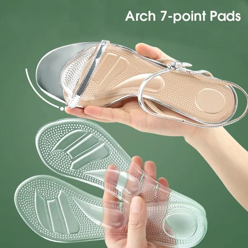 1 Pair Transparent Silicone Ar - огляд і ціна Women'S Shoes High Arch Support