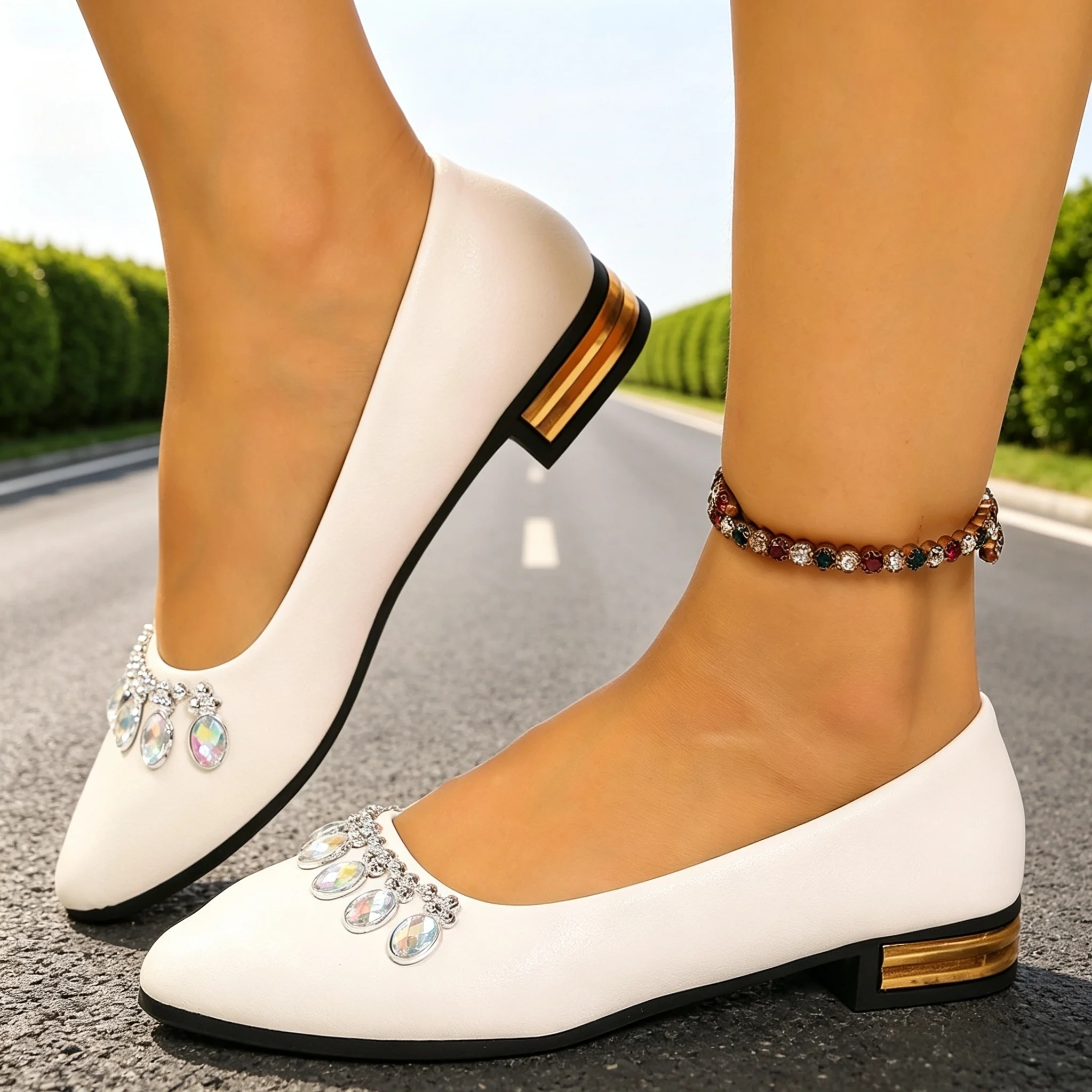 Women Flats Pointed Toe Ballet - огляд і ціна Women Shoes Heels