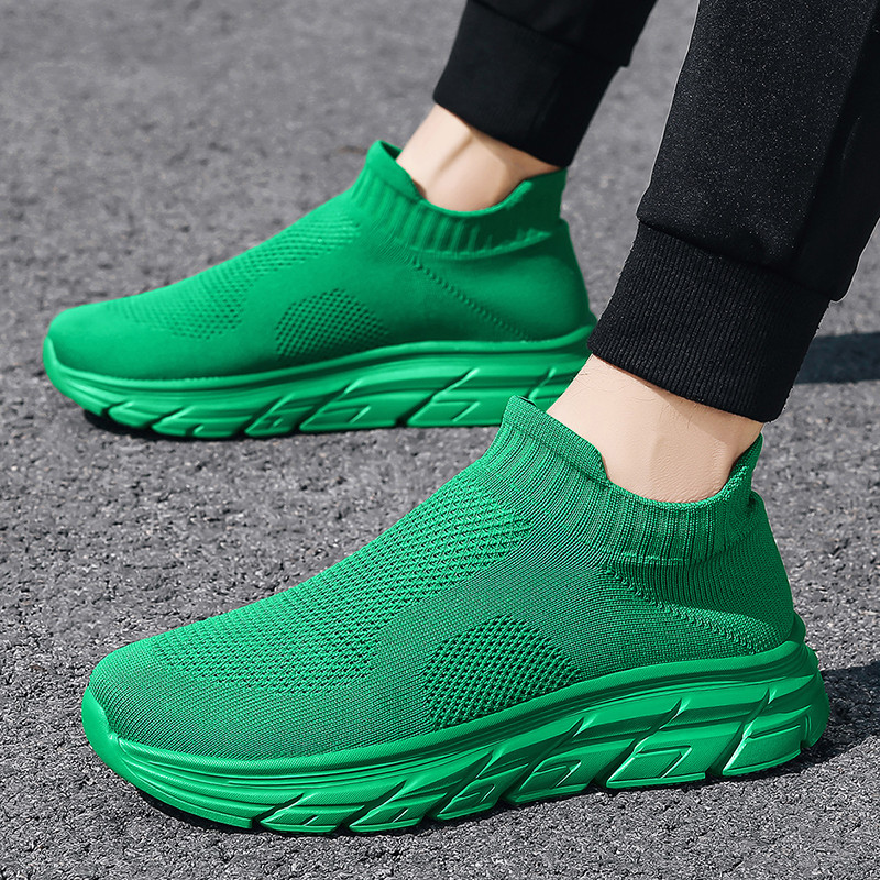 Fashion Green Men Sock Sneaker - огляд і ціна Women Shoes Qc