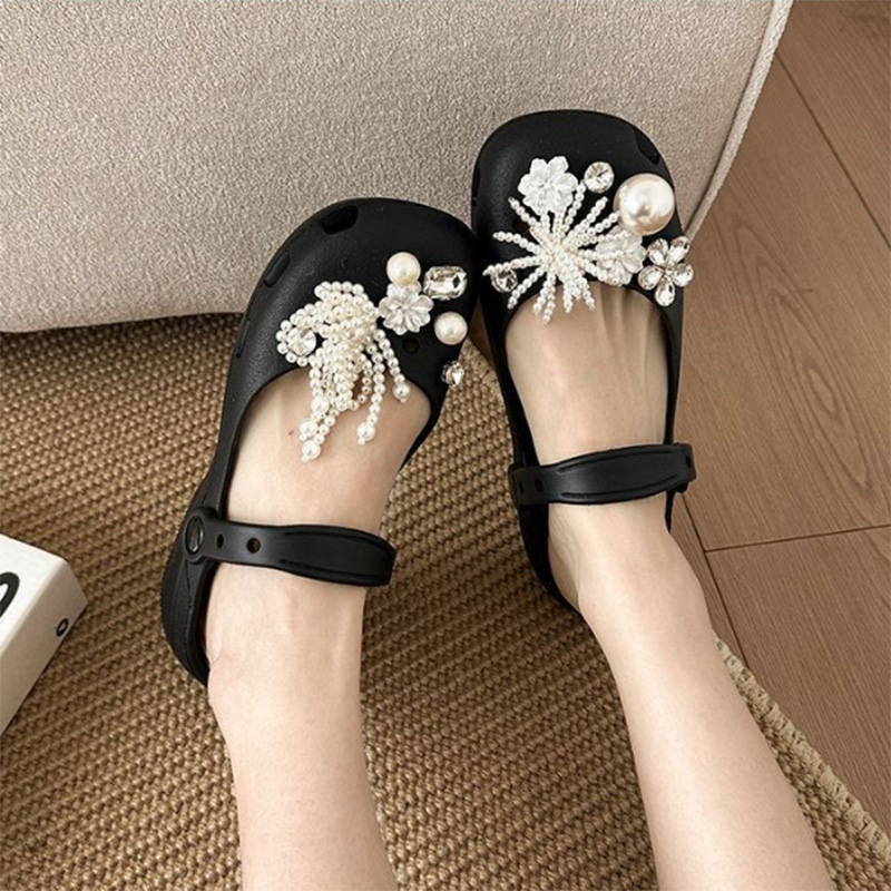 Elegant Pearl Bowknot Soft Sol - огляд і ціна Women Shoes Japanese Brand