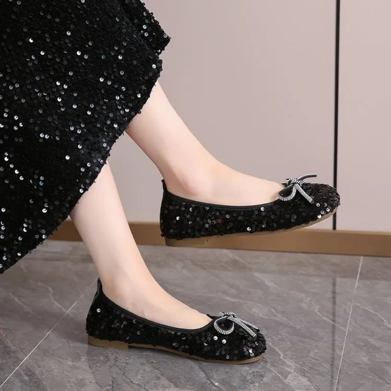 Spring New Round Toe Bowtie Fe - огляд і ціна Women Shoes Japanese Brand