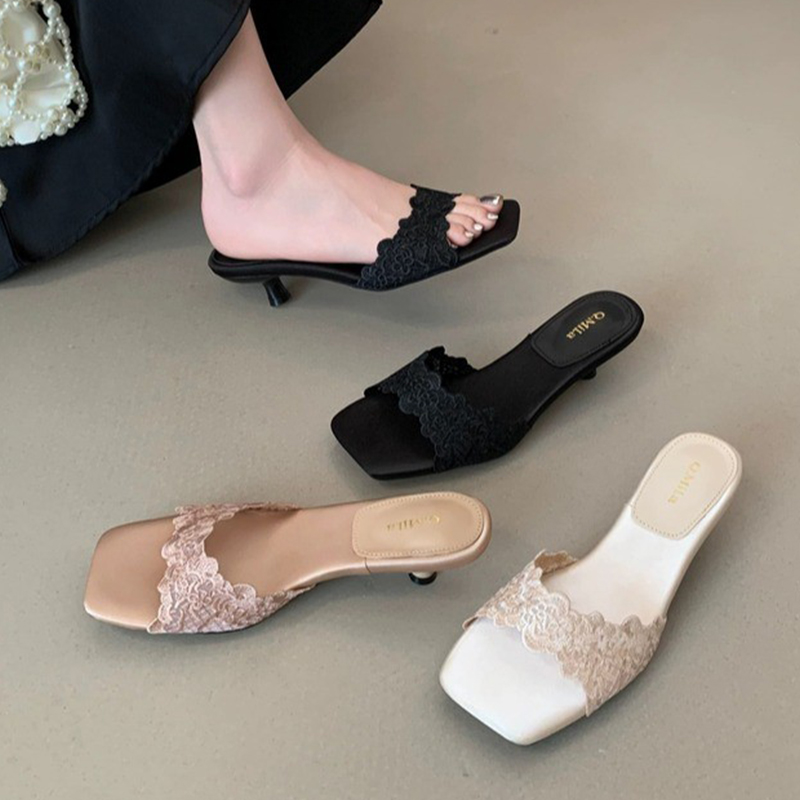 Mesh Slippers Women High Heels - огляд і ціна Women Shoes Size 7