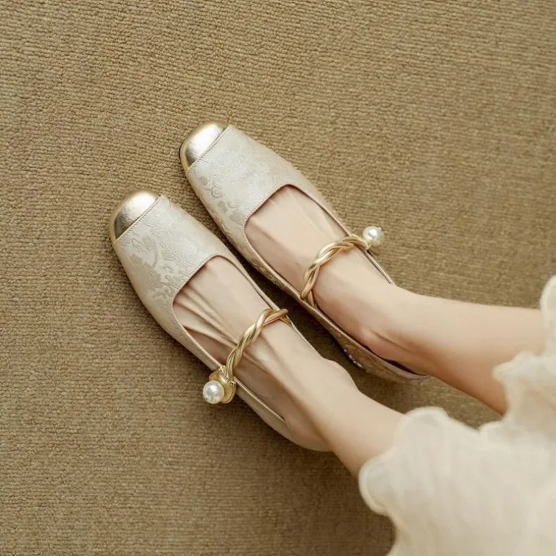 Block Heel Woman Pumps Square  - огляд і ціна Women Shoes Japanese Brand